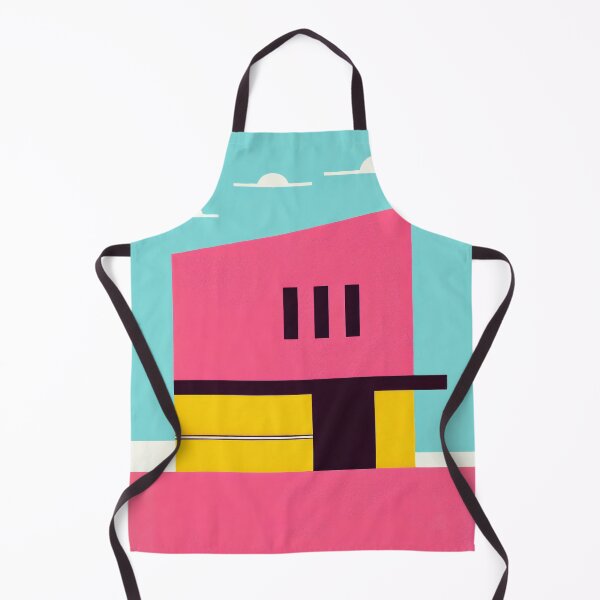 Item preview, Bauhaus Pink Retro Poster in Modern Art Room designed and sold by PinkNomad.