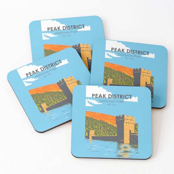 Item preview, Peak District National Park England Vintage designed and sold by KrisSidDesigns.