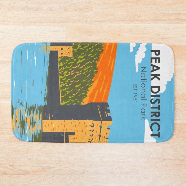 Item preview, Peak District National Park England Vintage designed and sold by KrisSidDesigns.