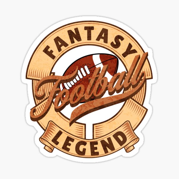 Fantasy Football Legend, Fantasy Football Champ, Fantasy Football Draft Sticker