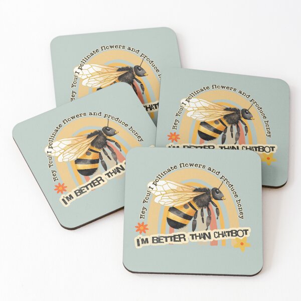 Item preview, better than chatbot - bee designed and sold by PositiveIdeas.