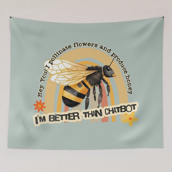 Item preview, better than chatbot - bee designed and sold by PositiveIdeas.