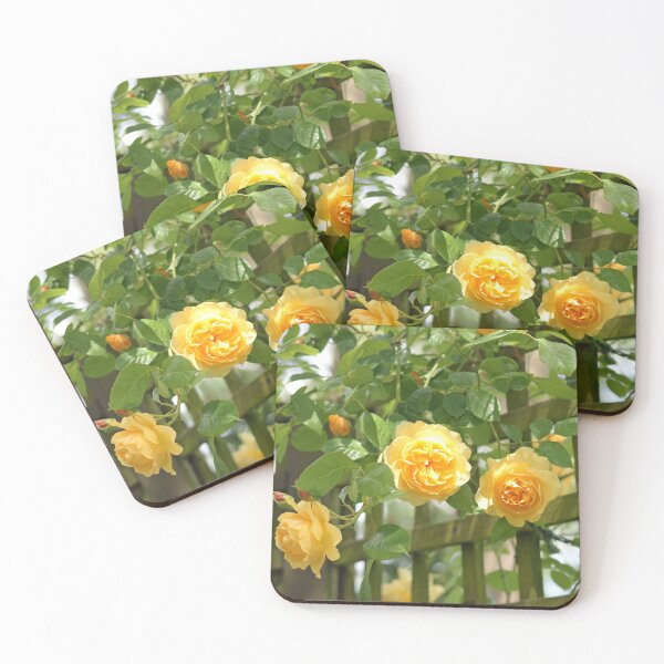 Item preview, Yellow rose trellis designed and sold by LorrieBee.