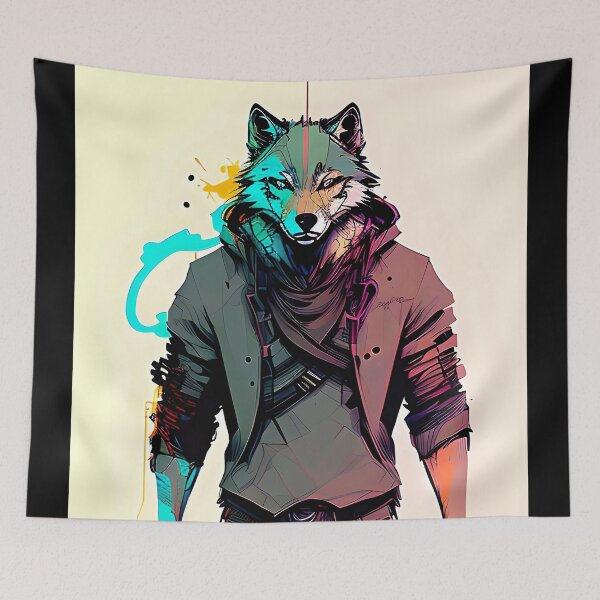 Item preview, Werewolf, inkpunk, comic style  designed and sold by Awesome Things.
