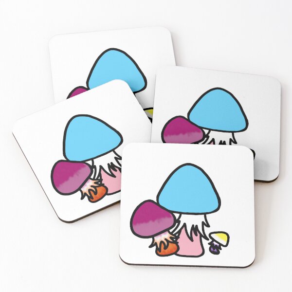 Item preview, Lesbian, Trans, Nonbinary Mushrooms designed and sold by ValentineFlames.