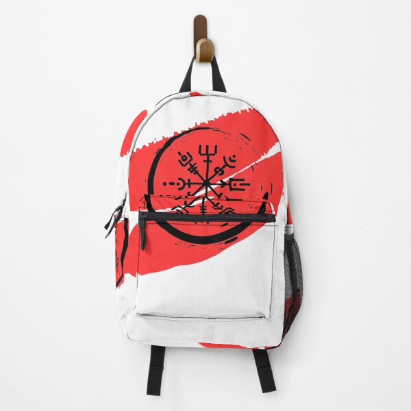 Item preview, Viking symbol with red war paint or ceremony. Tattoo style. designed and sold by MonstersVariety.