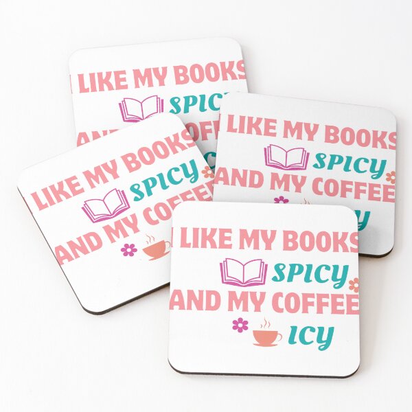 Item preview, I Like My Books Spicy And My Coffee Icy designed and sold by Uryummypie.