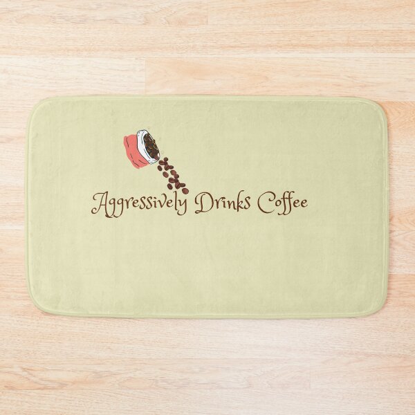 Item preview, aggressively drinks coffee designed and sold by Eman4design.