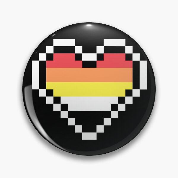 Item preview, Heart flag from Litosexual / Lithosexual / Akoisexual community pixel art black background designed and sold by Axel-Speed.