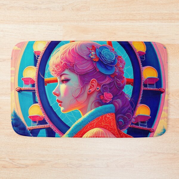 Item preview, The girl and the ferris wheel designed and sold by m-y-A-I-A-R-T-.