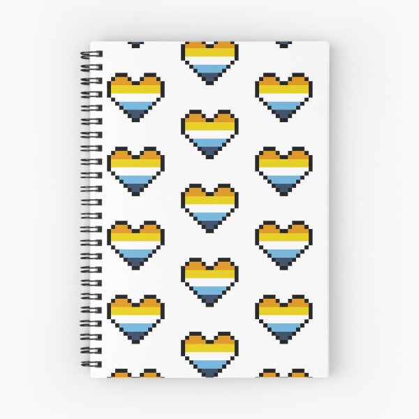 Item preview, Heart flag from Aroace community pixel art white background designed and sold by Axel-Speed.