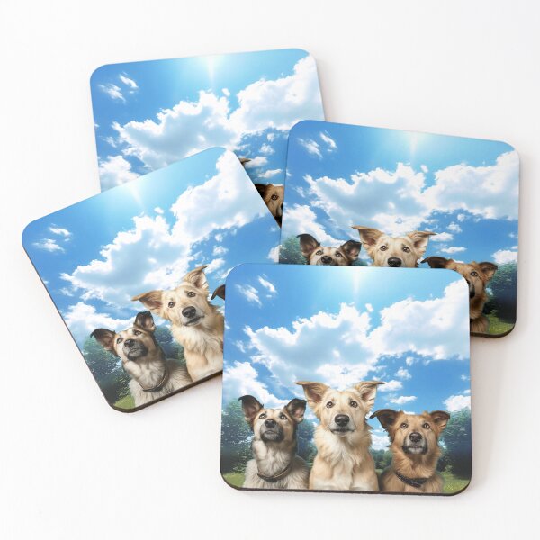 Item preview, Curious funny dogs looking peeping staring peeking standing on in inside out of through window view designed and sold by zand-n-zive.