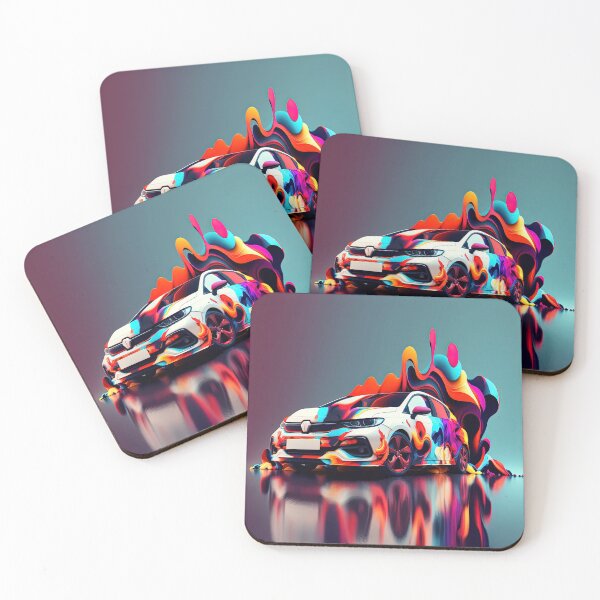 Item preview, Psychedelic World Car | Abstract Art designed and sold by Digital Mindscape.