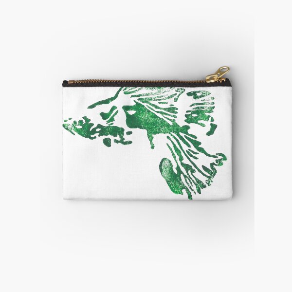 Item preview, Green Block Print of a Black Moscow Guppy designed and sold by Shine Caramia.