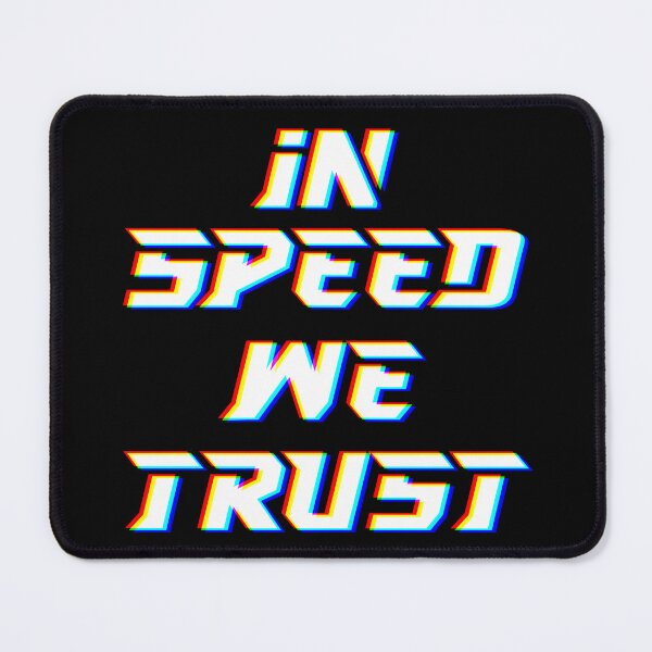 Item preview, IN SPEED WE TRUST - GLITCH designed and sold by CUTOCARS-SHOP.