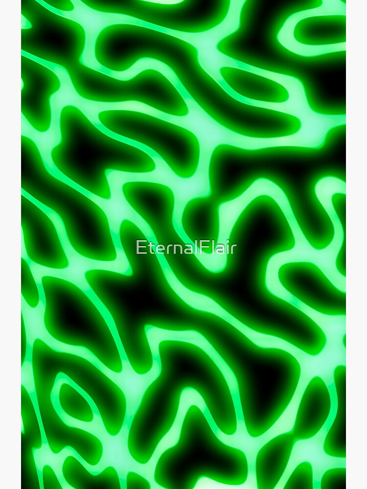 Green camouflage vinyl print wall sticker