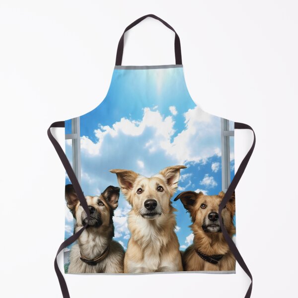Item preview, Curious funny dogs looking peeping staring peeking standing on in inside out of through window view designed and sold by zand-n-zive.