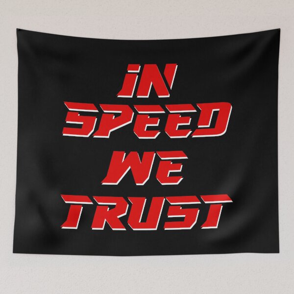 Item preview, IN SPEED WE TRUST designed and sold by CUTOCARS-SHOP.