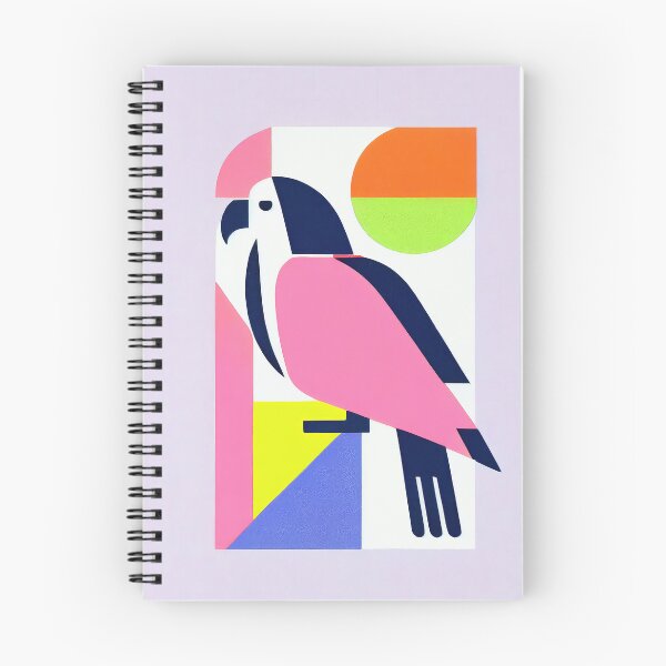 Item preview, Vibrant Parrot Retro Poster Room Decor designed and sold by PinkNomad.