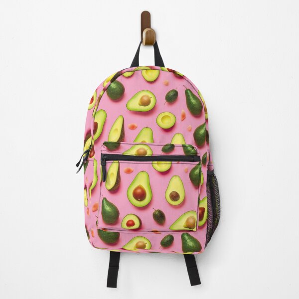 Item preview, Wholesome Indulgence: A Delightful Display of Avocados Against a Playful Pink Backdrop designed and sold by Koji2R.