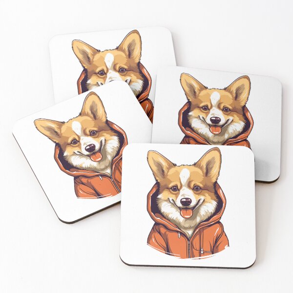 Item preview, Funny Corgi Dog Wearing a Jacket designed and sold by LilyBell6.