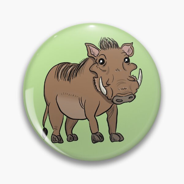 Item preview, Happy warthog designed and sold by doodletokki.