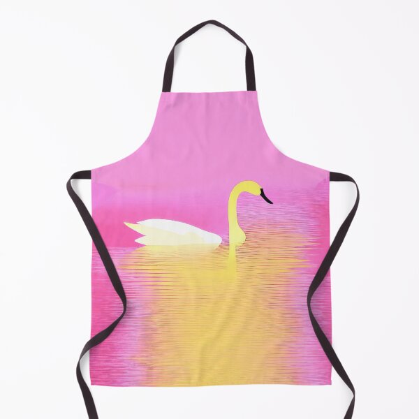 Item preview, Dreamy Swan Pink Retro Poster Bedrooms designed and sold by PinkNomad.