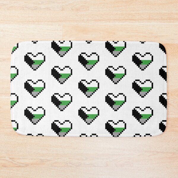 Item preview, Heart flag from Demirromántica / Demiromantic community pixel art white background designed and sold by Axel-Speed.