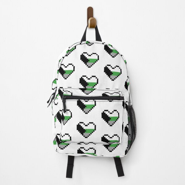 Item preview, Heart flag from Demirromántica / Demiromantic community pixel art white background designed and sold by Axel-Speed.