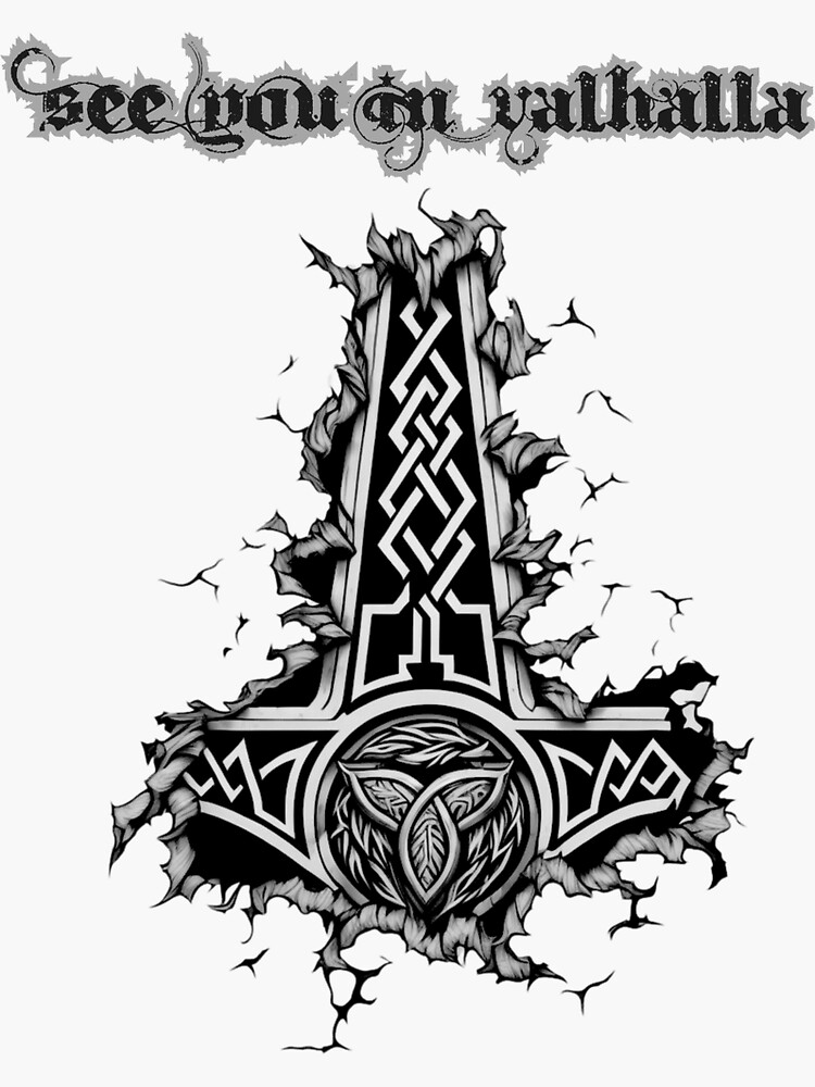 Thor's Hammer Tattoo design by DoodlesandDaydreams on DeviantArt