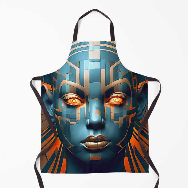 Item preview, Symphony of Shapes: Abstract Geometric Woman's Face designed and sold by EVA4designs.