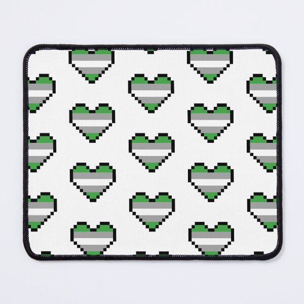 Item preview, Heart flag from Grisromántica / Grayromantic community pixel art white background designed and sold by Axel-Speed.