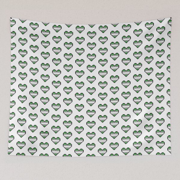 Item preview, Heart flag from Grisromántica / Grayromantic community pixel art white background designed and sold by Axel-Speed.