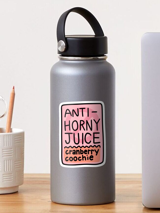 Anti Horny Juice Sticker Cranberry Coochie Flavor Sticker for  