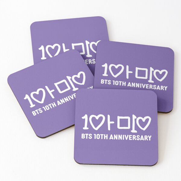 Item preview, BTS 10th Anniversary logo – ARMY 10 designed and sold by onastarrynight.