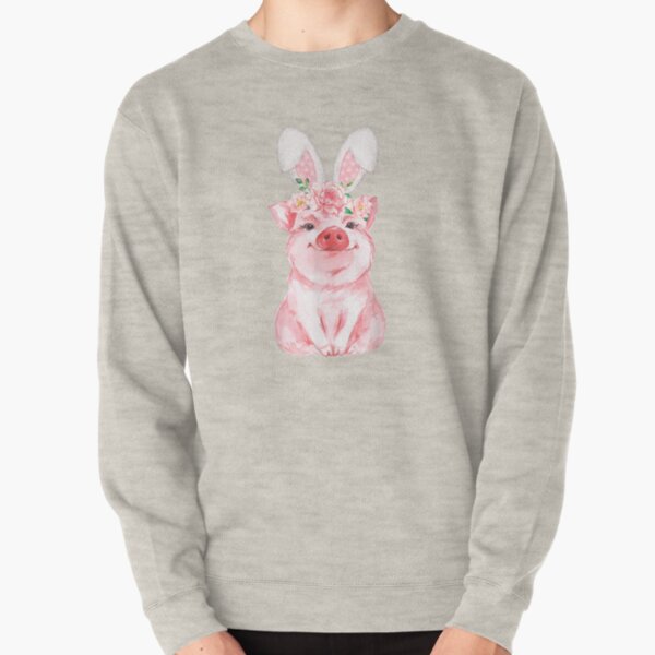 Pig hoodie with clearance ears