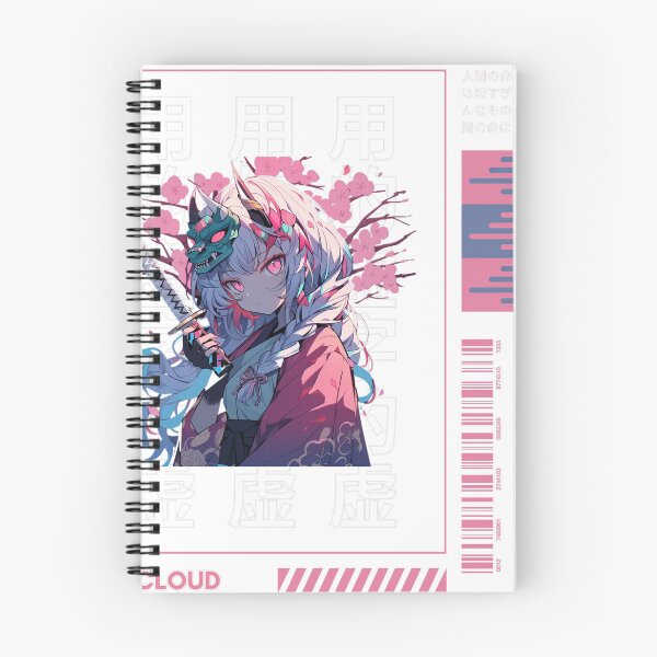 Item preview, anime girl with sword and mask designed and sold by karpuz-design.