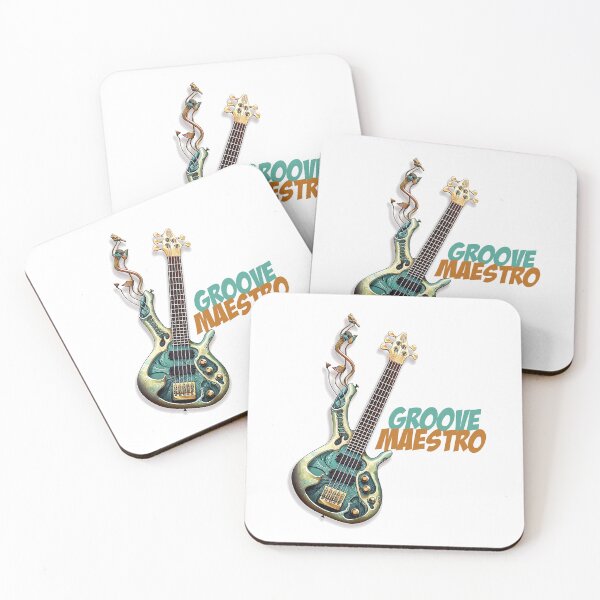 Item preview, Groove Maestro - For Bass Guitar Legends designed and sold by Purple Pop Art Studios.