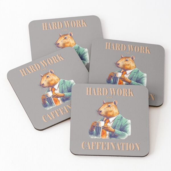 Item preview, Coffee Capybara designed and sold by Capybearable.