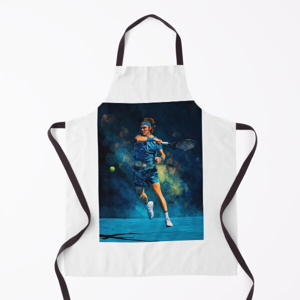 Item preview, Andrey Rublev at Australian Open 2021. Digital artwork print . Tennis fan art gift. Long T-Shi designed and sold by thienkhai6.