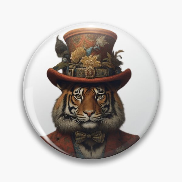 Item preview, tiger with hat and suit designed and sold by DreamscapePixel.