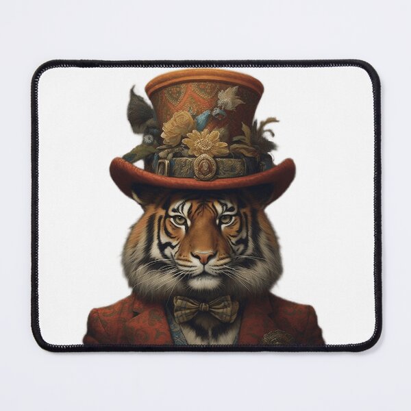 Item preview, tiger with hat and suit designed and sold by DreamscapePixel.