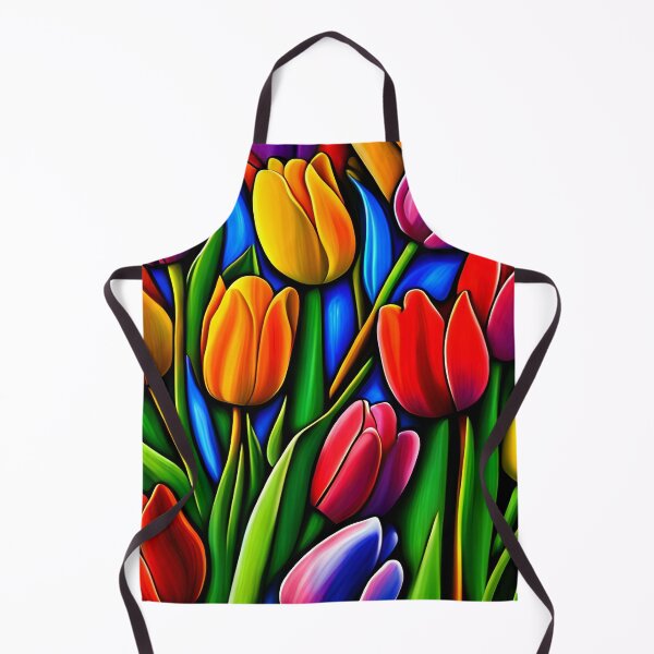 Item preview, Floral tulip background with carved effect designed and sold by hadleysheart.