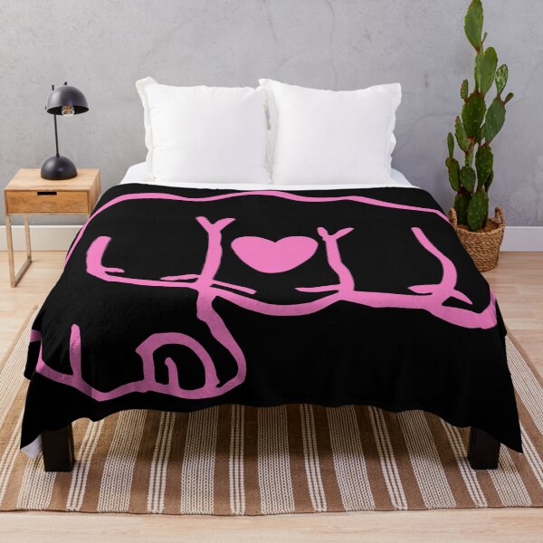 Item preview, YB Black Heart Fist (PINK transparent) designed and sold by sarascoprox.
