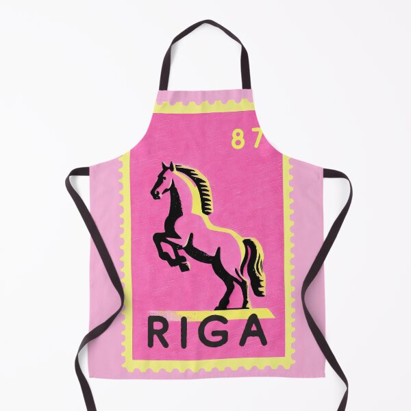 Item preview, Riga's Hot Pink Horse Retro Poster Room Decor designed and sold by PinkNomad.