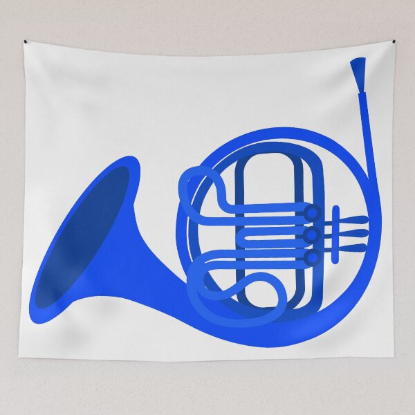 Item preview, Blue French Horn designed and sold by sjwat.