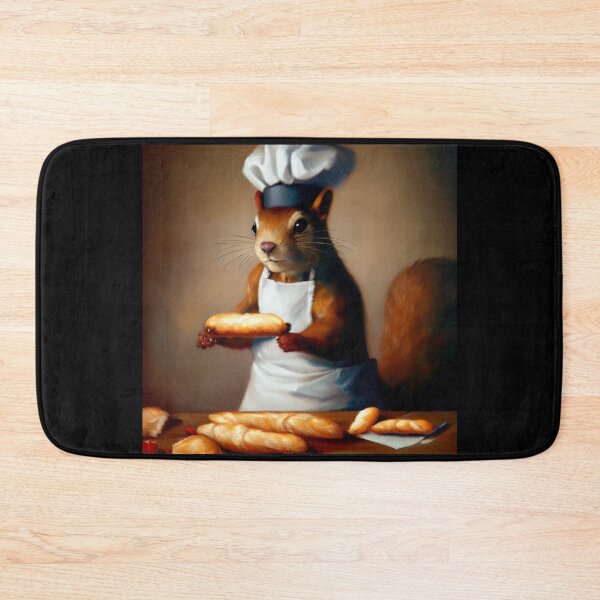 Item preview, Squirrel French Baker designed and sold by CrankyOldDude.