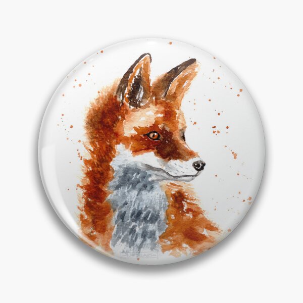 Item preview, Fox - Loose Watercolour Art designed and sold by DinkyBeavers.