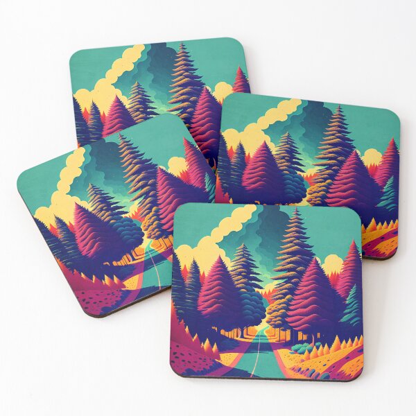 Item preview, Forest Road to Anywhere designed and sold by ArtFactoryAI.
