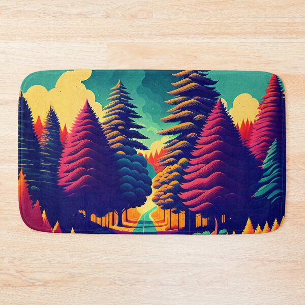 Item preview, Forest Road to Anywhere designed and sold by ArtFactoryAI.